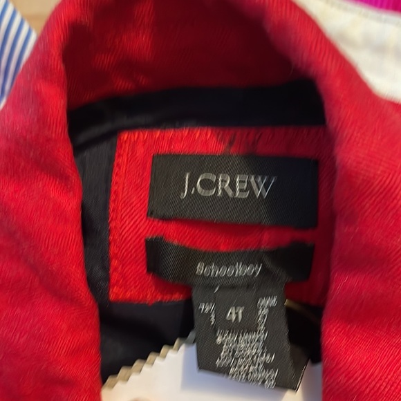 JCrew Red Schoolboy Blazer Jacket 4T - Picture 2 of 7